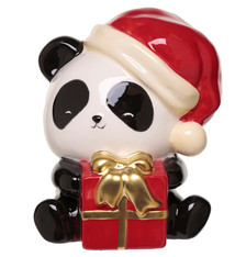 Kerstmis Panda Keramiek Spaarpot