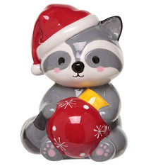 Kerstmis Wasbeer Keramiek Spaarpot