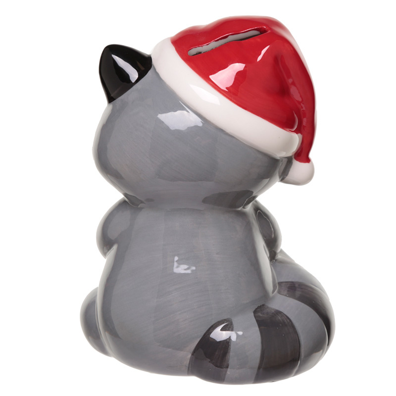 Kerstmis Wasbeer Keramiek Spaarpot