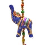 Decoratieve slinger met stoffen Olifantjes