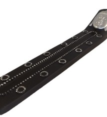 Zwarte Thaise Boeddha wierookplankje met versieringen