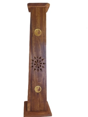 Houten wierook toren Ying Yang