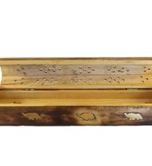 Houten Wierook kistje met een olifant