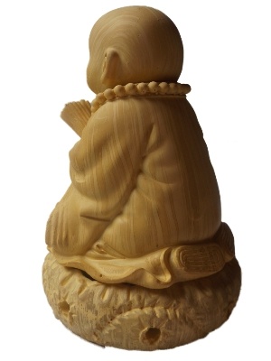 Monnik wierookhouder met tuitje