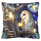 Lisa Parker Sprookjes Uil & Fee LED Sierkussen