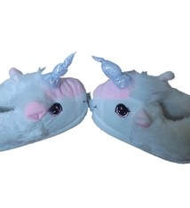 Pluche Eenhoorn Pantoffels  maat 33/34