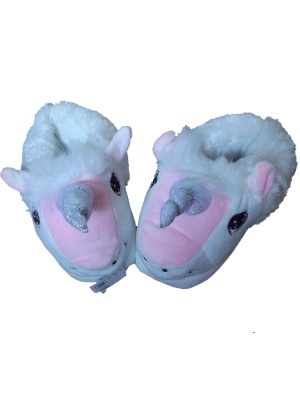 Pluche Eenhoorn Pantoffels maat 31-32