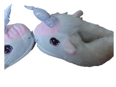 Pluche Eenhoorn Pantoffels maat 35-36