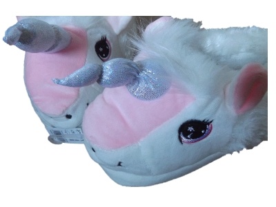Pluche Eenhoorn Pantoffels maat 35-36