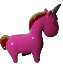 Spaarpot Eenhoorn met regenboog manen XL  Spaarpot Eenhoorn met regenboog manen XL