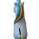 Spaarpot Eenhoorn met regenboog manen XL wit
