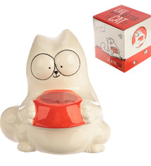 Simon's Cat met bak Spaarpot