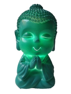 Baby Boeddha licht met 8 LED met USB-poort