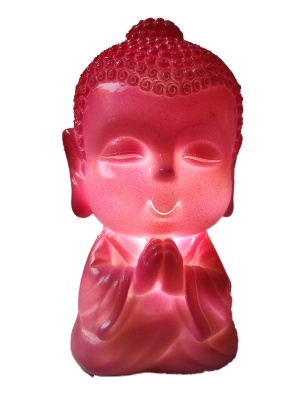 Baby Boeddha licht met 8 LED met USB-poort