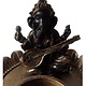 Ganesh met kaarshouder poly Gold