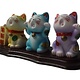 3 Lucky cat op plankje