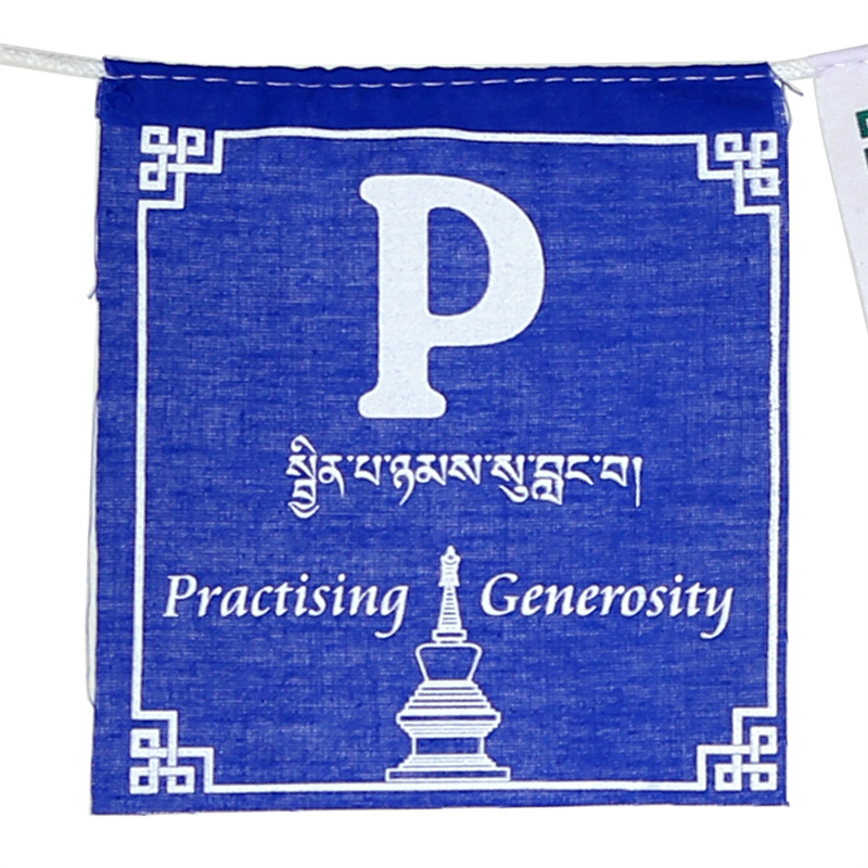 Tibetaans Vlaggetjeskoord Peace