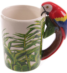 Papegaai-vormig handvat Jungle Mok