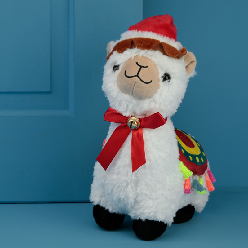 Kerstmis Lama Deurstopper