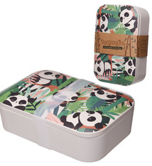 Panda Herbruikbare Bamboe Lunchtrommel