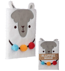 Lama Pluche Fluffig Notitieboek