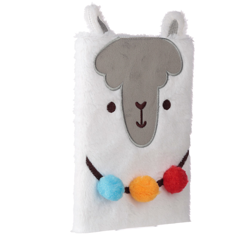 Lama Pluche Fluffig Notitieboek