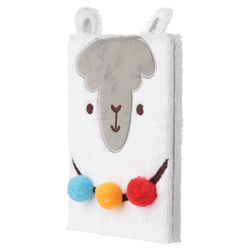 Lama Pluche Fluffig Notitieboek