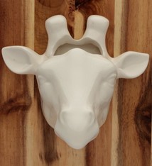 Keramiek Giraffe Hoofd Wand Plantenbak