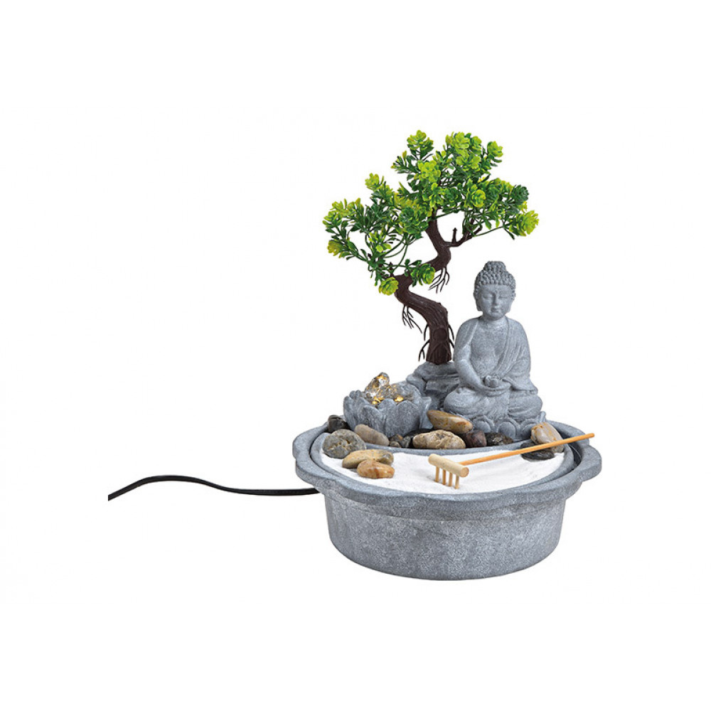 Boeddha met Bonsai kamer fontein