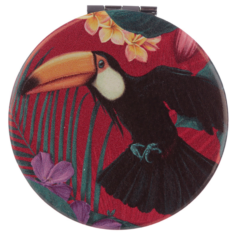 Tropische Toekan Compact Make Up Spiegeltje