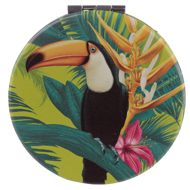 Tropische Toekan Compact Make Up Spiegeltje