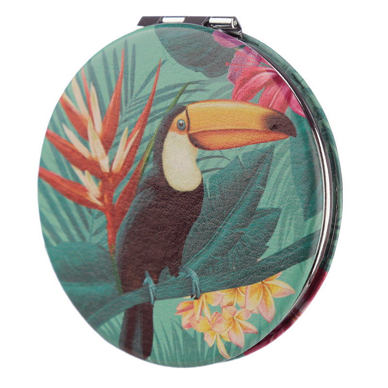 Tropische Toekan Compact Make Up Spiegeltje