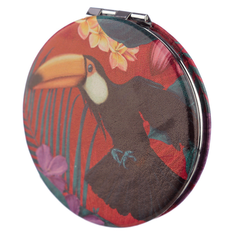 Tropische Toekan Compact Make Up Spiegeltje