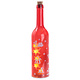 Kerstmis Decoratieve Fles met LED lampjes Rood