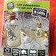 LED verlichtingslinger met 8 flesjes boom en sneeuw