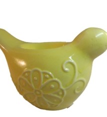 Keramiek Vogel Oliebrander Reliëf Bloem B