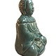Keramiek Zittende Thaise Boeddha Oliebrander met deksel A