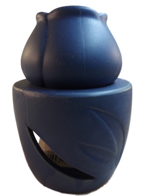 Tinten Blauw Bloem Knop Keramiek Oliebrander B