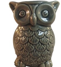 Crackelee Glazuur Keramiek Uil Oliebrander A