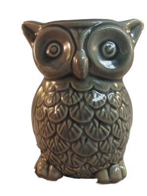 Crackelee Glazuur Keramiek Uil Oliebrander A