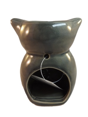 Crackelee Glazuur Keramiek Uil Oliebrander A