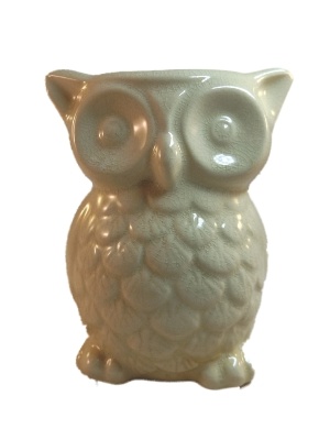 Crackelee Glazuur Keramiek Uil Oliebrander B
