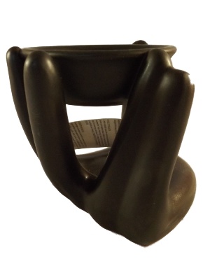 Keramiek Hand Oliebrander, Zwart
