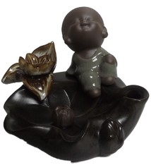 Terugstroom wierook-waterval. Monnik -1