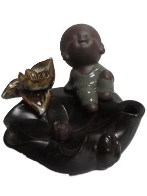 Terugstroom wierook-waterval. Monnik -1