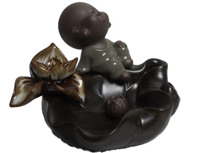 Terugstroom wierook-waterval. Monnik -1