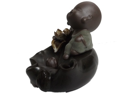 Terugstroom wierook-waterval. Monnik -1