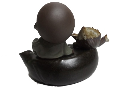 Terugstroom wierook-waterval. Monnik -1