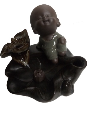 Terugstroom wierook-waterval. Monnik -1