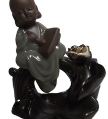 Terugstroom wierook-waterval. Monnik -2